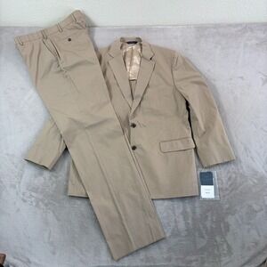 Brooks Brothers Madison Fit Suit Set in Beige Men 44R Pants 38xUnhemmed NWT